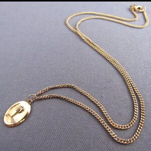 Miansai Gilted Sterling Island Palm Tree Necklace 16”